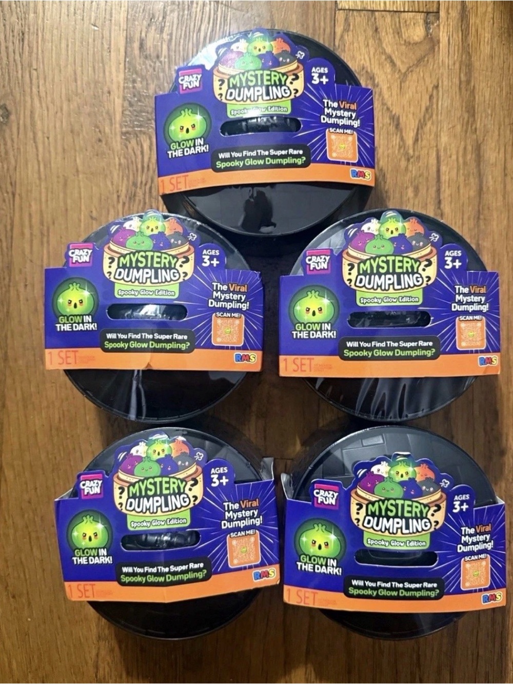 Crazy Fun Rms Viral Spooky Glow Edition Mystery Dumpling Glow in the Dark Sealed